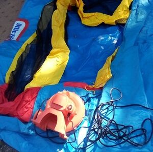 Little Tykes Blue and Yellow Inflatable with Pump